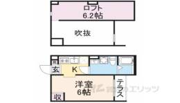 Ｌａｚｗａｒｄ　ＨｉｇａｓｈｉＯｓａｋａ間取り図面