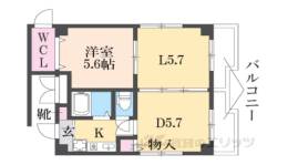 ハッピー稲野マンション間取り図面