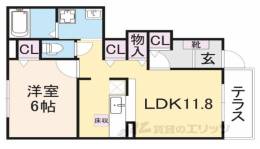 メイプルリーフ間取り図面