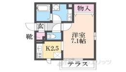プラージュ武庫川Ｂ棟間取り図面