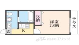 グラディート富雄駅前2番館(１階)間取り図面
