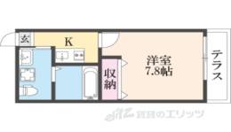 グラディート富雄駅前2番館(１階)間取り図面