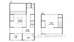 轆轤町戸建テナント間取り図面