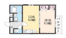 フジパレス俊徳道５番館間取り図面