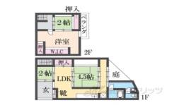 貸家間取り図面