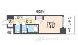 プレサンス大津京町ベルリーヴァ間取り図面