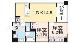 ジオ烏丸五条間取り図面