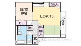 プランドール若江A棟間取り図面