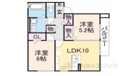 プランドール若江A棟間取り図面