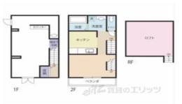 田中東樋ノ口町35住居付店舗間取り図面
