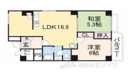 京都グランドハイツ間取り図面