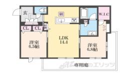 シャーメゾン　レソール間取り図面