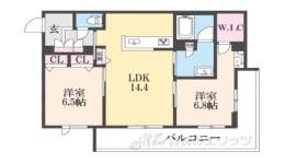シャーメゾン　レソール間取り図面