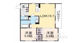 シャーメゾン新石切アネックス間取り図面
