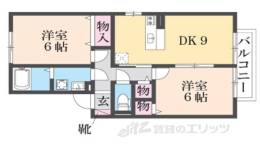 エスポワールｋ３間取り図面