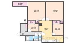 朱雀ハイツ間取り図面
