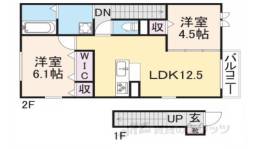 リヒトヴィラ１間取り図面