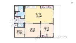インサイトルポ山科新十条間取り図面