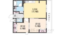 インサイトルポ山科新十条間取り図面