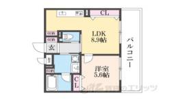 インサイトルポ山科新十条間取り図面