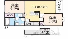 レジデンス・サツキ２間取り図面