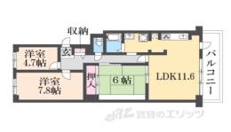 大津東スカイハイツ間取り図面