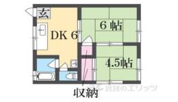 東生駒コーポ間取り図面