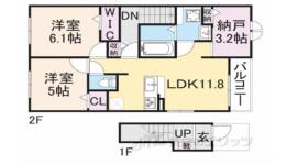 ヴィラ　ハーツデール間取り図面