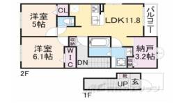 ヴィラ　ハーツデール間取り図面