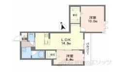 ブルジェオン駅南間取り図面