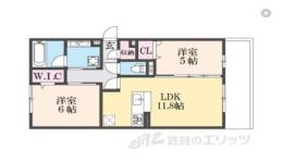 リヴェール京都桂間取り図面