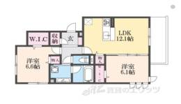 リヴェール京都桂間取り図面