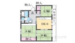 男山第３住宅２０９号棟間取り図面
