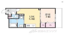 クリエオーレ雁屋西町間取り図面
