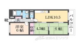 帝塚山ガーデンハイツ4号棟間取り図面