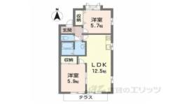 エトワールＢ間取り図面