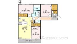 萩１・萩２A棟間取り図面