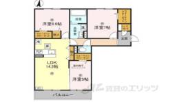 萩１・萩２A棟間取り図面