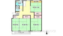 岩倉村松団地A棟間取り図面