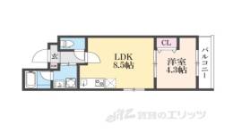 プリシード桃山新町レジデンス間取り図面