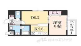 フォルム五条通り間取り図面