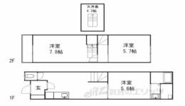 貸家間取り図面