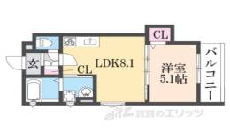 クリエオーレ吉田間取り図面