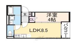 シャルマンコート猪名寺間取り図面