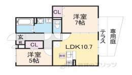 セジュール稲田本町間取り図面
