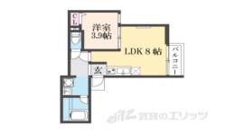 Ｓ　Ａｐｔ．門真城垣町間取り図面