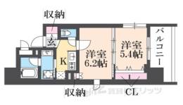 プレサンス昭和通ＥＳＲＩＳＥ間取り図面