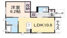 クラヴィエ颯士Ａ間取り図面