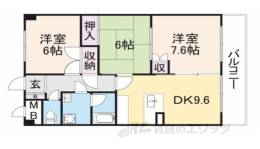 甚樹園マンション弐番館間取り図面