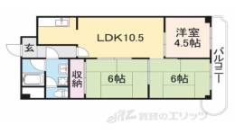 コンフォールセゾン間取り図面